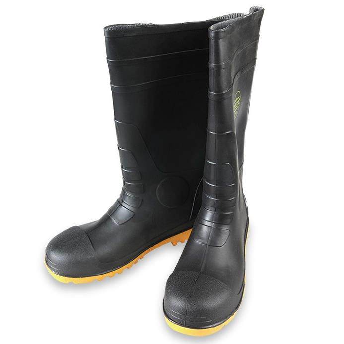 莱尔PVC防砸耐酸碱防油防腐蚀安全靴防化高筒防护安全雨靴