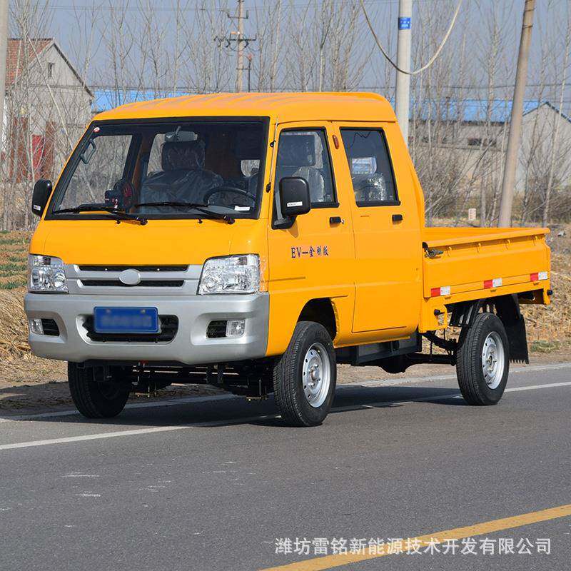 双排电动厢式搬运车平板货车电动厂区转运车装卸车新能源载货车