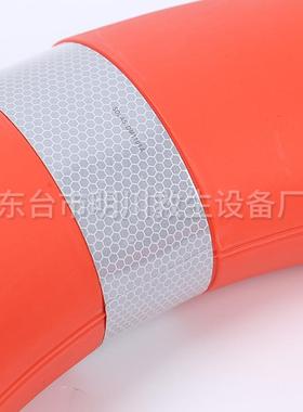 CCS船检2.5公斤塑料救生圈厂家橙色带反光片救生圈