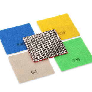 厂家批发DMD玻璃木头石材磨边倒角金刚石手擦块可替换手擦片