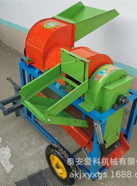 谷子粱脱粒机柴电两用黄豆打粒机玉剥皮脱粒5TD-700米一体机高籽