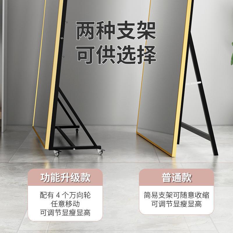 移动舞蹈镜子全身镜显瘦家用跳舞镜落地镜舞蹈室排练大折叠