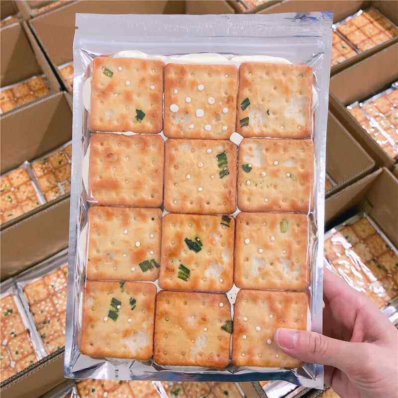 香葱牛轧饼手撕牛扎糖夹心苏打饼台湾风味休闲零食茶糕点厂家