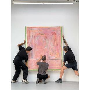 比利时艺术家Normcore艺术小众装饰画家庭卧室颜色多巴胺纹理客厅