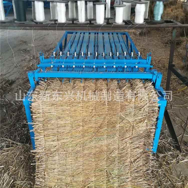 电动草帘机冬季大棚保温防风草帘机厚薄两用稻草编织机
