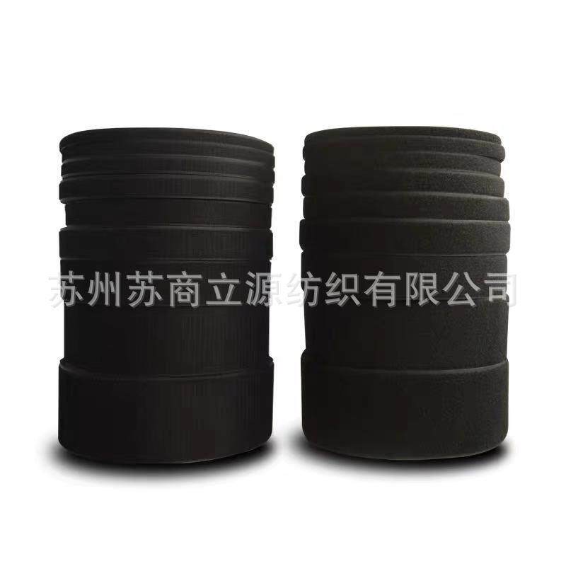 厂家现货黑白混纺尼贴龙粘扣魔术贴搭服装子母扣扣带MOQ魔术扎带