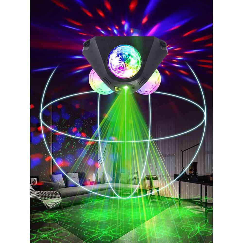 家庭Ktv魔术球激光灯Led舞台家庭声控迪斯科梦幻彩光卡拉ok厅酒吧,家装灯饰光源,氛围灯,淘宝优惠券,粉丝福利购,淘宝优惠卷