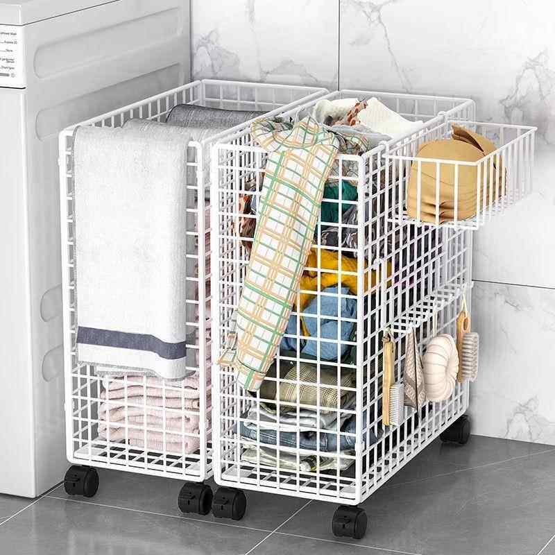 脏衣篓脏衣服收纳筐家用脏衣篮放脏衣服收纳神器铁艺可折叠洗衣篮