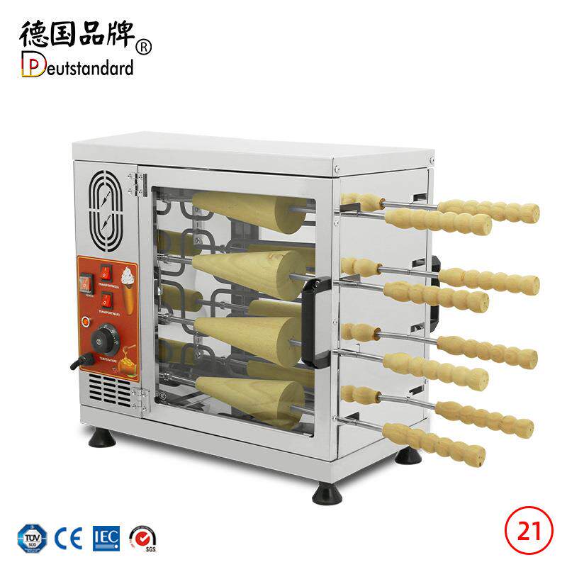商用电热烟囱面包圈机烤面包机烟囱面包圈蛋糕冰淇淋面包卷烘培机