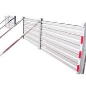 挡水板 单位大门定制铝合金移动防水工程墙 办公楼防洪阻水板厂家