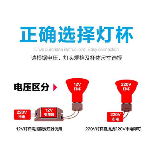 LED灯杯电压GUMRMR插脚LED灯杯