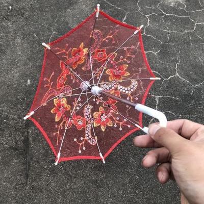 包邮新款儿童迷你小伞玩具装饰勋小雨伞射影道具蕾丝工艺伞绣花伞