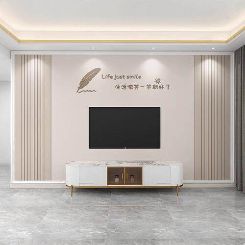 2025年轻奢新款客厅电视背景墙壁纸8d现代简约大气立体3d壁画壁布
