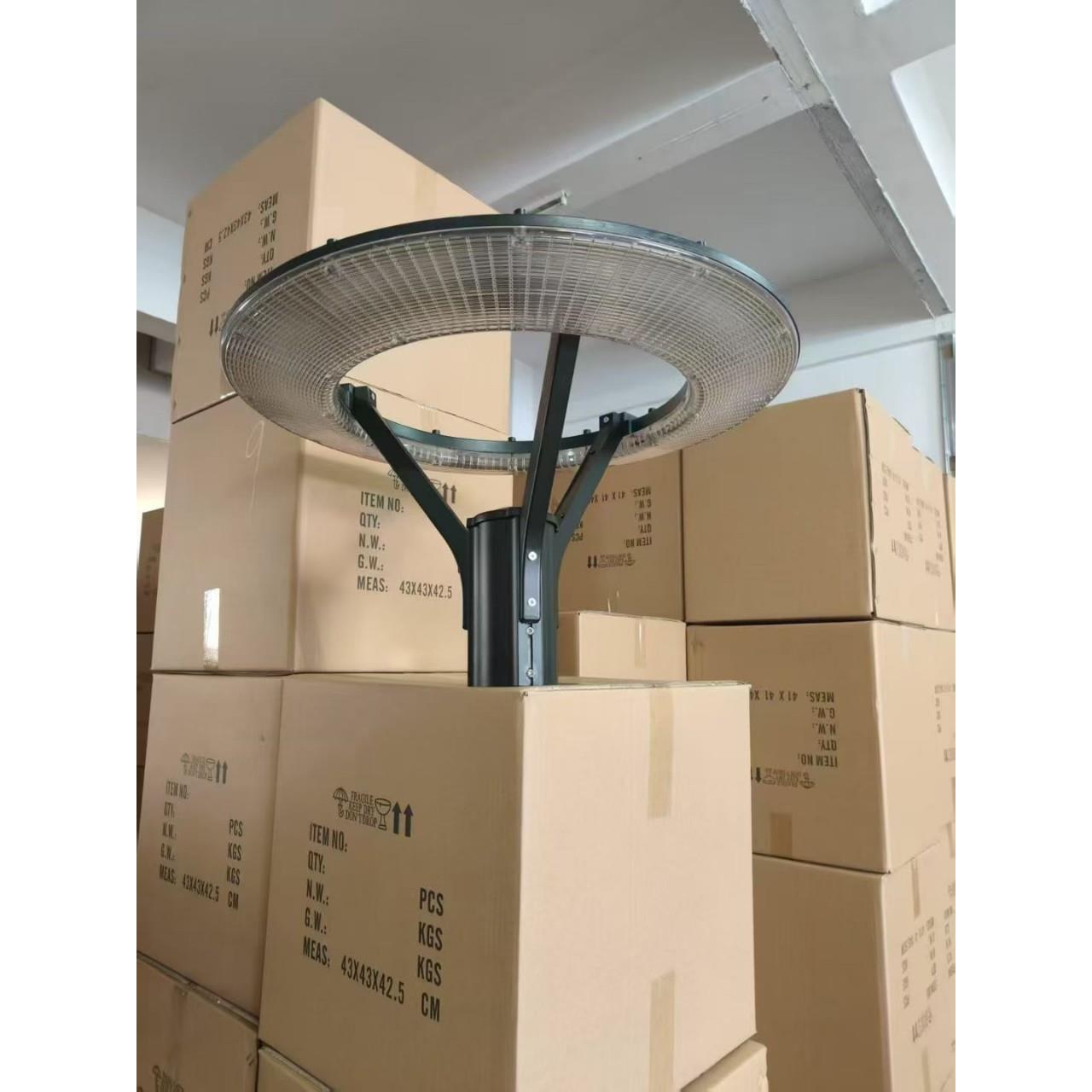 压铸庭院灯头套件30W40W庭院灯头LED欧式中式庭院灯灯头景观路灯