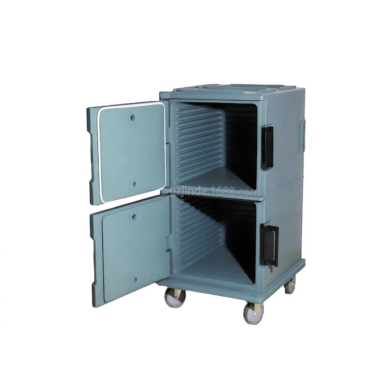 厂家直销360L大容量双层保温箱滚塑厨房餐饮配送食品周转箱保鲜