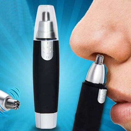 Spring Smile Electric Nose Hair Trimmer for Men, Manual Nose