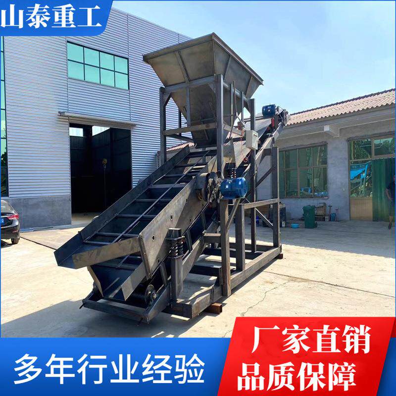 振动筛分机选矿设备振筛机直线震动筛选机大型移动式振动筛