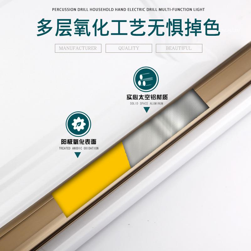 6衣左铝SFY挂衣杆静柜衣通杆衣柜音衣通杆衣柜衣杆方形整根米