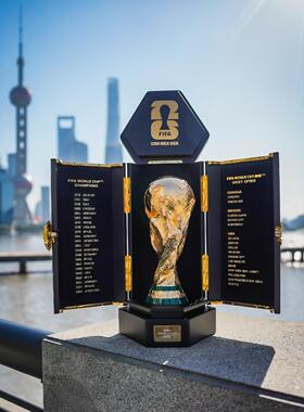 【已夺冠】2026世界杯大力神杯1比1工艺礼品摆饰奖杯模型足球比赛