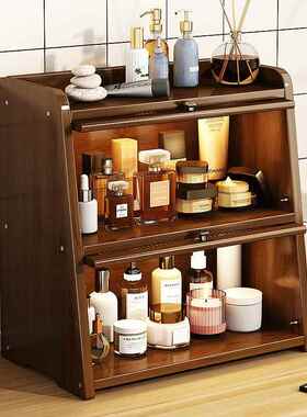 木胡餐边柜PUU置物架餐桌收纳柜子杂物储物柜柜桃木色橱碗柜实矮