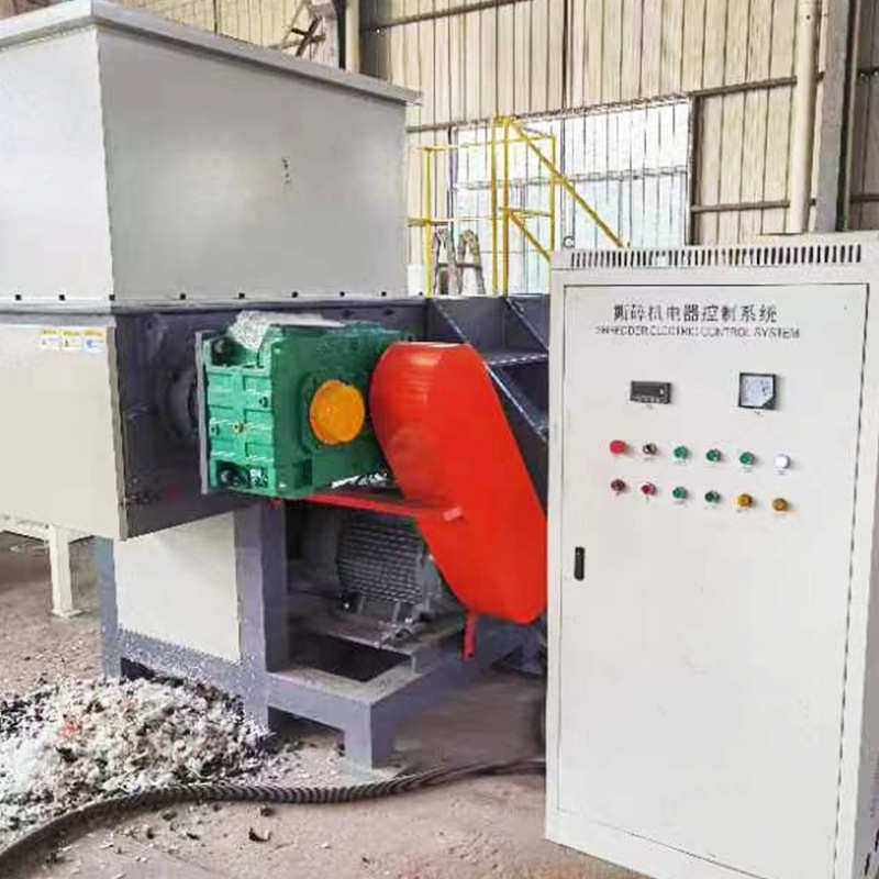 塑料轴薄膜加工机包袋片材破碎机厂家废旧撕碎吨单撕碎型编织袋机