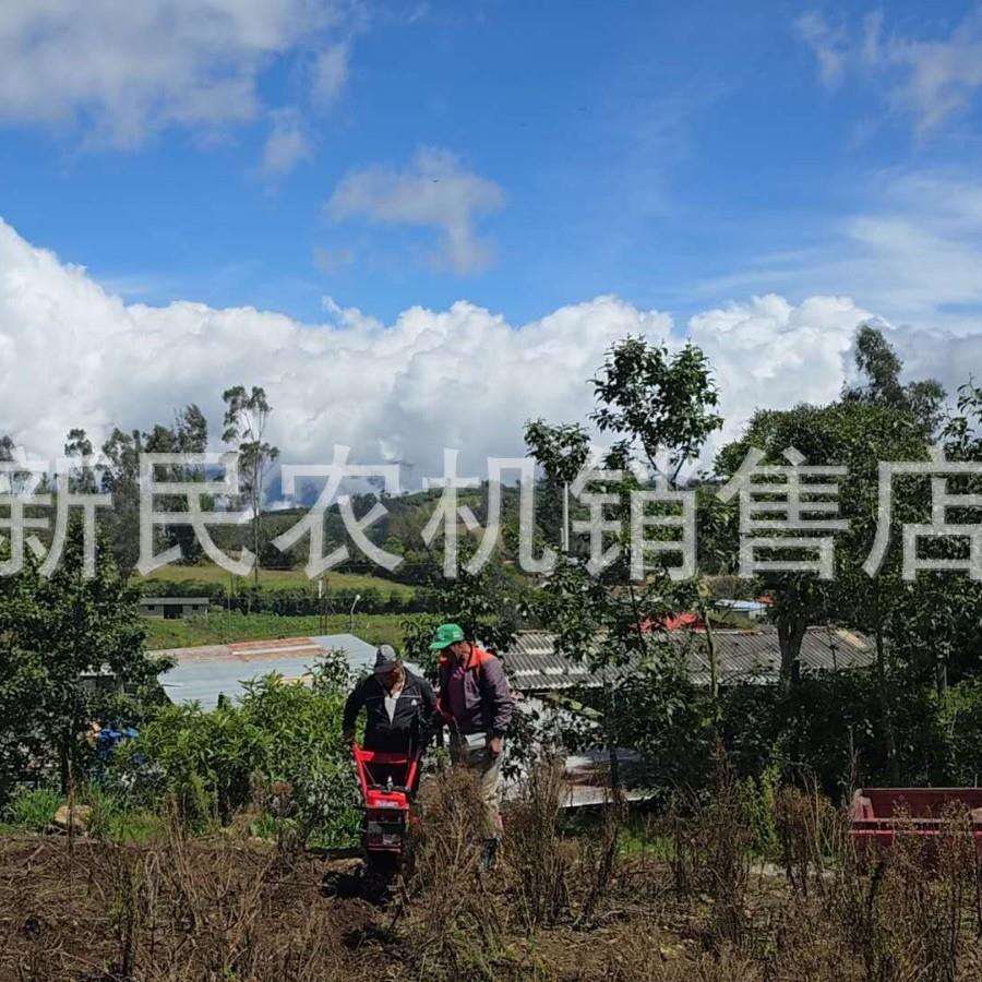 小型微耕机中小型耕地机带翻转犁可以耘锄耕地除草播种玉米施肥