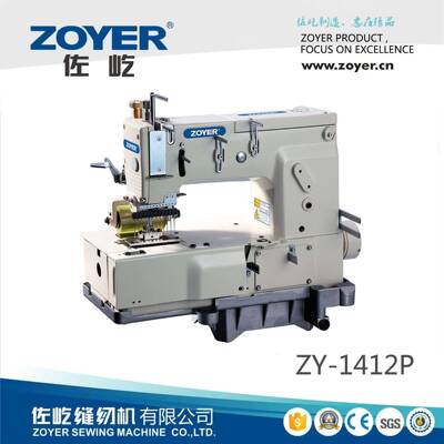 厂家出品ZY-1412P十二针双重环缝链式缝纫机勾针纵向多针机