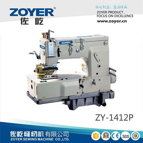 厂家出品ZY1412P十二针双重环缝链式多针机勾针纵向缝纫机