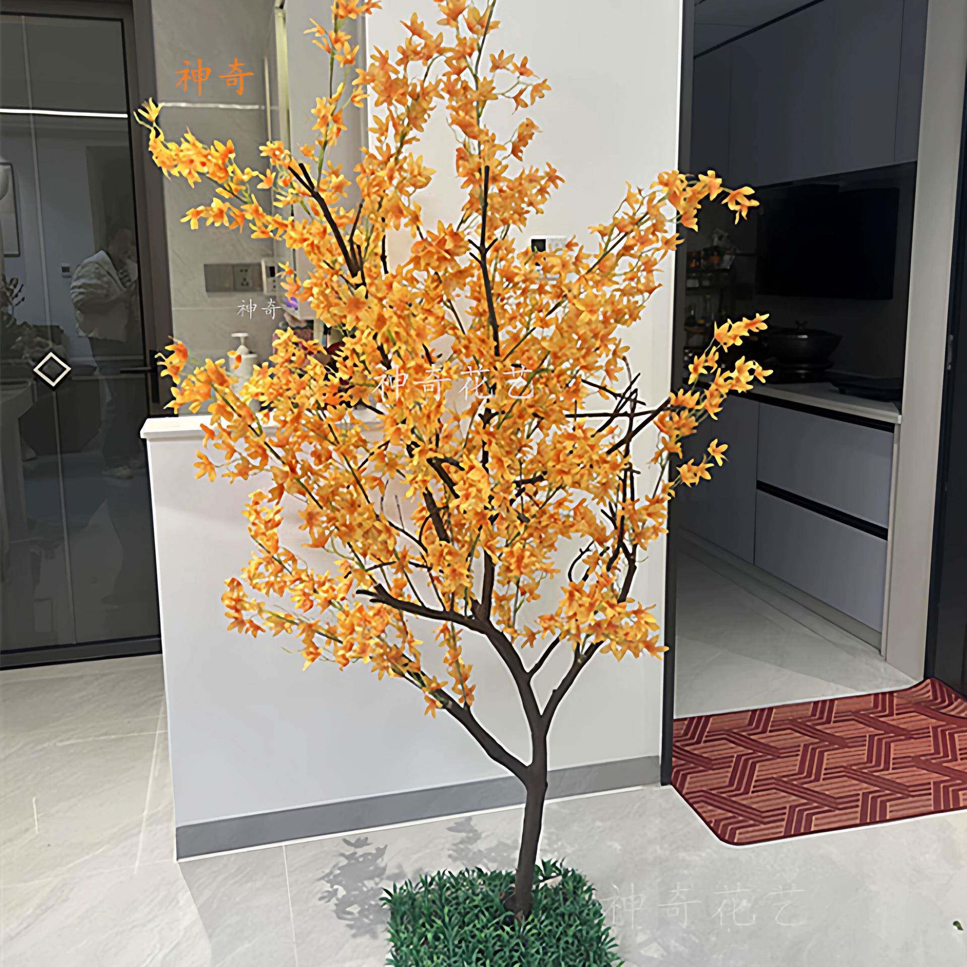 仿真樱花树桃花树仿真花假树大型网红许愿树室内户外造景装饰假树