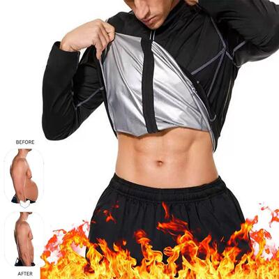 Sweating clothes for men, sports, fitness, shaping, short