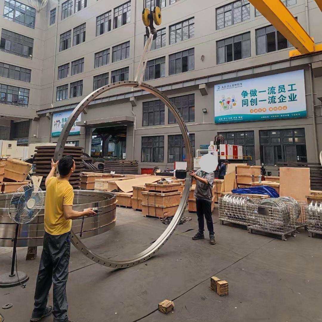 大口径法兰不锈钢风电底座法兰塔筒底座法兰大口径图纸法兰法兰盘