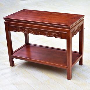 高档现代中式全实木边沙方发边几简约小户型客厅几木质长角形小茶