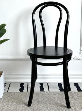 特18号索耐椅法式木餐椅西餐厅甜sm058品咖啡店家用实藤编椅实子