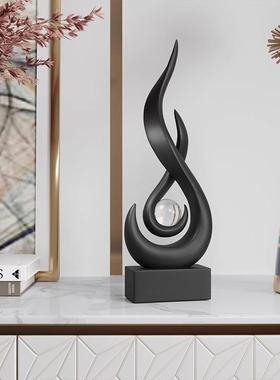 柜酒装饰品摆件家轻奢高档风生居水起客厅玄关办ltao1020公室饰品