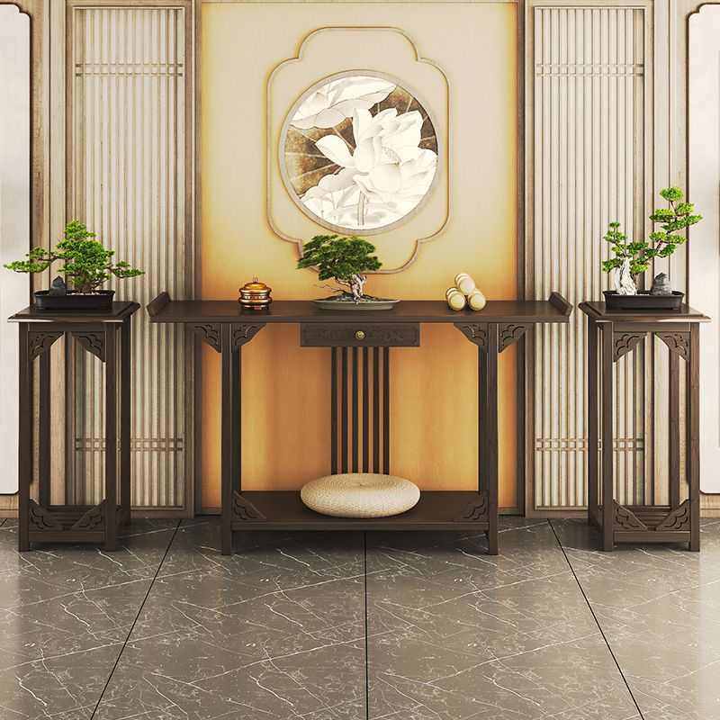 新中式家用玄关台神案台实木加宽客厅条案桌子简约现代长条端景台,住宅家具,门厅/玄关柜/玄关架,淘宝优惠券,粉丝福利购,淘宝优惠卷