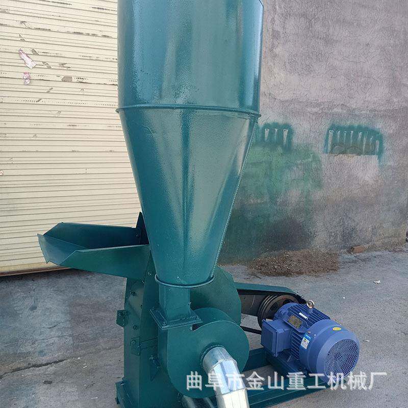 柴油机带高粱粉碎机玉米杆粉碎机中型喂羊饲料粉碎机