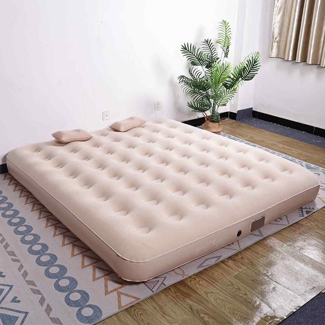 WEF户外充床露营气空气垫植绒床床高加加厚自动充气床床垫双人地