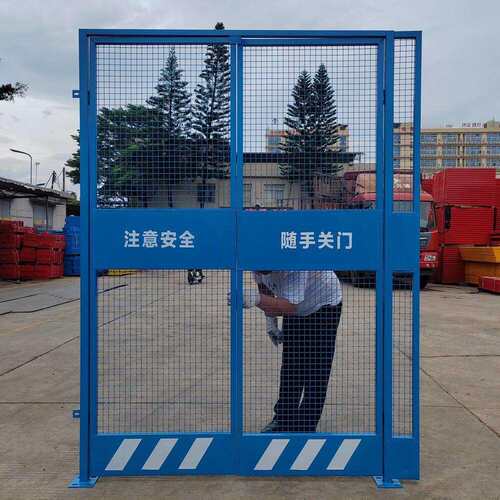 现货施工电梯门工地人货梯升降机安全门中建门建筑楼层电梯防护门