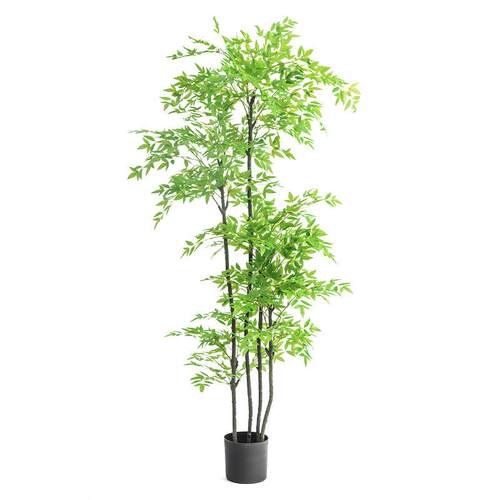 绿植南天竹仿真树家居落地摆件装饰盆景植物假树竹影商业空间布置