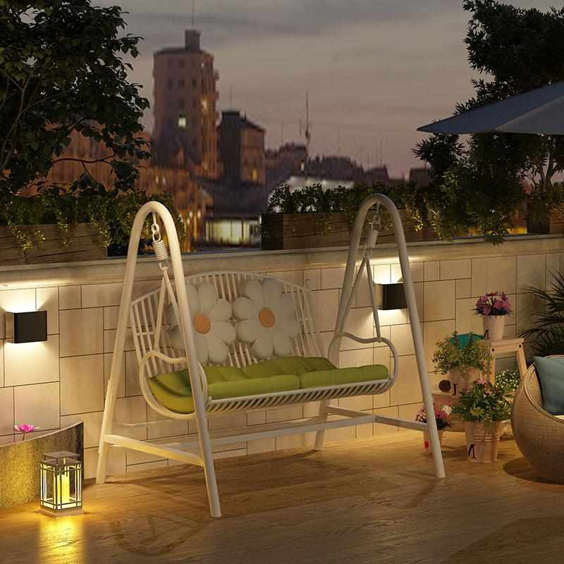 北欧新款阳台秋千成人吊椅双人吊床室内单人摇椅客厅网红民宿吊蓝