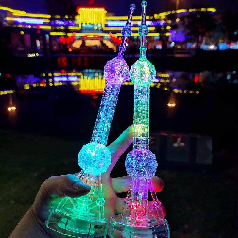 大号广州塔模型发光纪念品小蛮腰上海东方明珠塔雷峯塔小礼物礼品图片