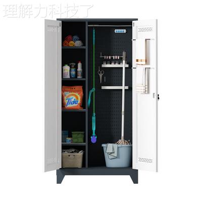 室外阳露物台物物置物收纳储柜家政工具清杂洁柜学校业DGX洞洞柜