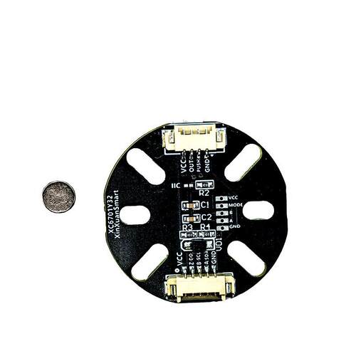 MT6701磁编码器14Bit支持步进电机无刷电机支持ABZ/SSI/IIC/PWM