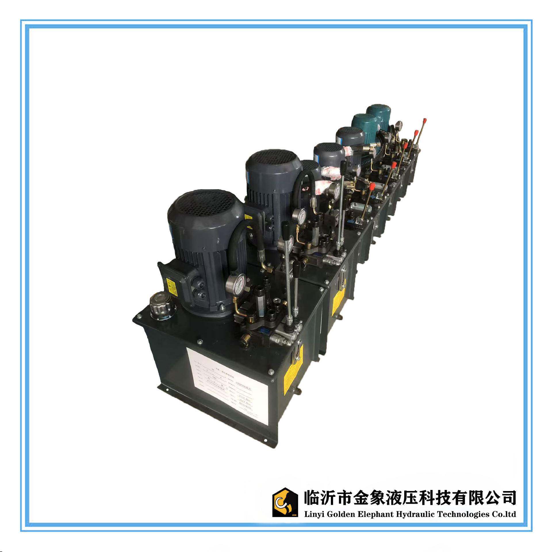 液压泵站3KW卧六通径四连带液