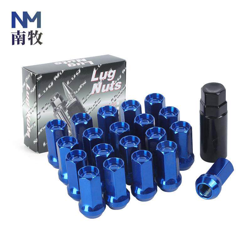 厂家汽车配件轮毂改装螺母螺丝17对边高42MMWHEELNUT-D651车用
