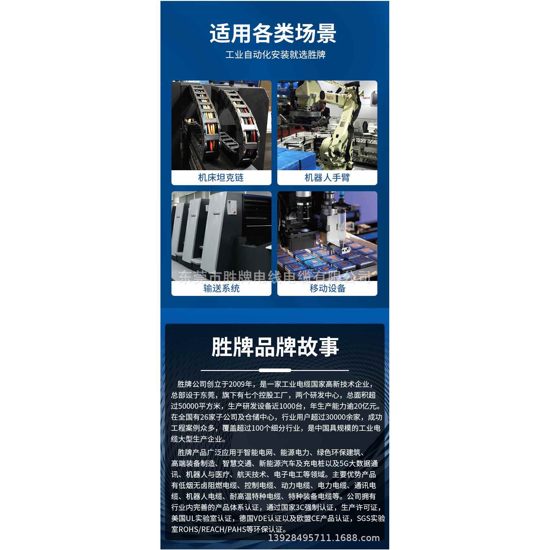 胜牌高速运动数据传输TRVU pur10*0.3MM 电线pur软高柔耐折耐油