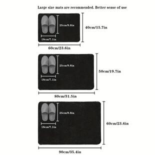 Bathroom Mat Doormat Non Carpet Absorbent Slip Mats Bath