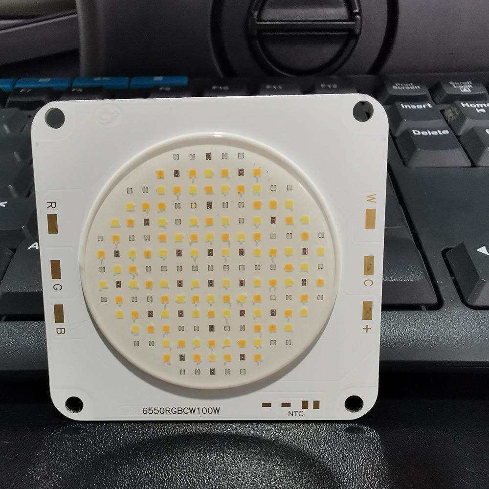 摄影灯光源RGBCW投光灯舞台灯影视聚光灯100W LED集成大功率COB灯