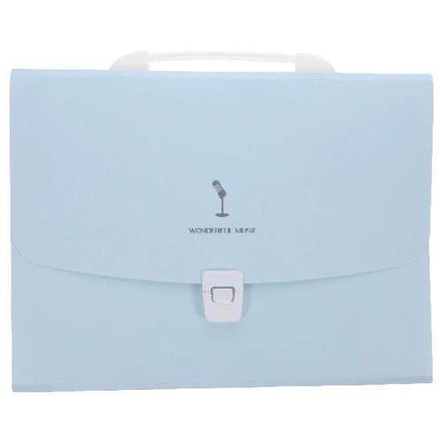 Portable Accordion File ganizer Pink H held Bag for