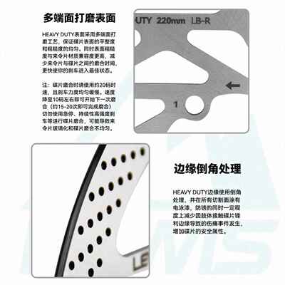小杨同款Lewis碟片2.3厚 重型山地车 轻峰 改装碟片散热碟片